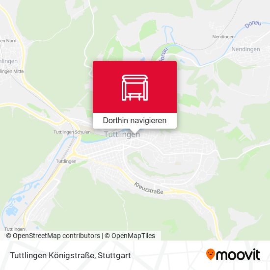 Tuttlingen Königstraße Karte