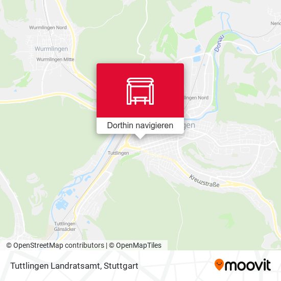 Tuttlingen Landratsamt Karte