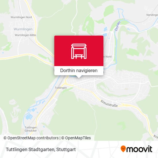 Tuttlingen Stadtgarten Karte