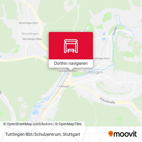 Tuttlingen Bbt/Schulzentrum Karte