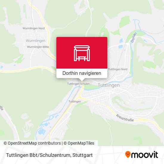 Tuttlingen Bbt/Schulzentrum Karte