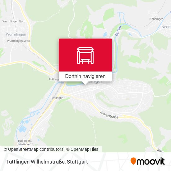Tuttlingen Wilhelmstraße Karte