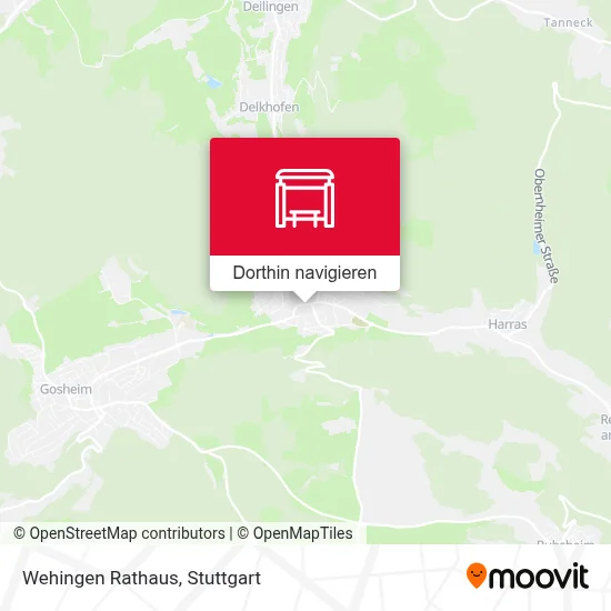 Wehingen Rathaus Karte