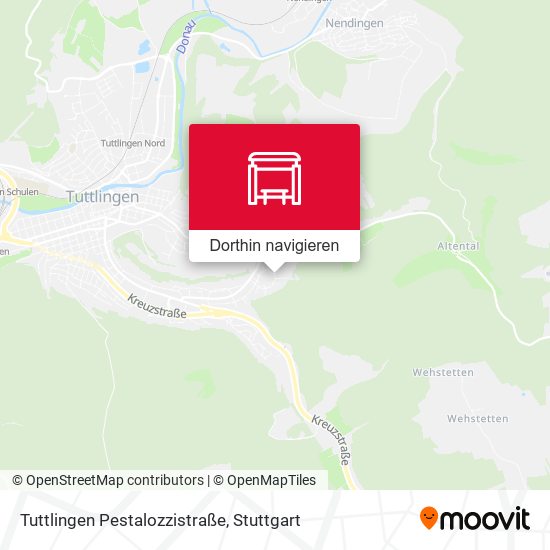 Tuttlingen Pestalozzistraße Karte