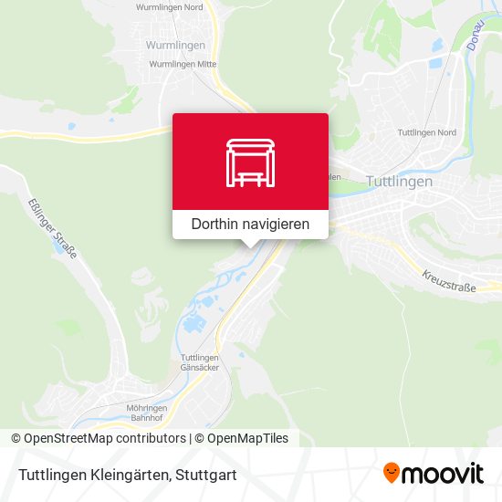 Tuttlingen Kleingärten Karte