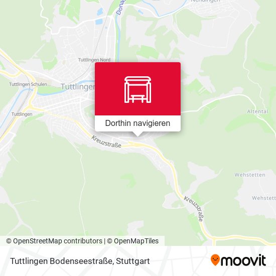 Tuttlingen Bodenseestraße Karte