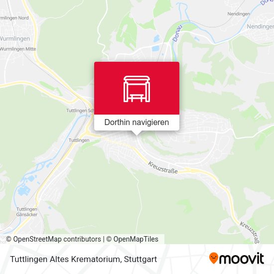 Tuttlingen Altes Krematorium Karte