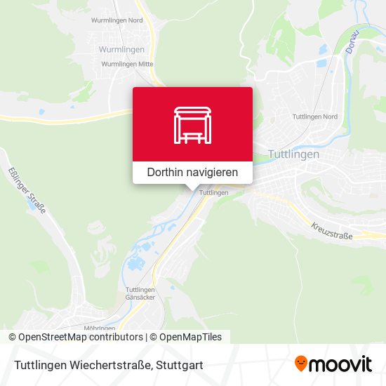 Tuttlingen Wiechertstraße Karte