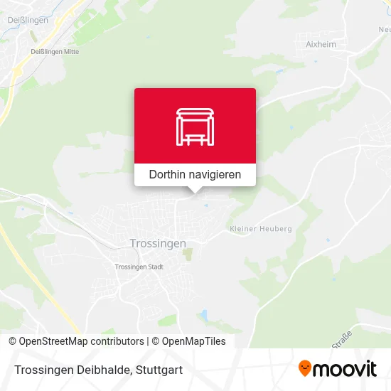 Trossingen Deibhalde Karte