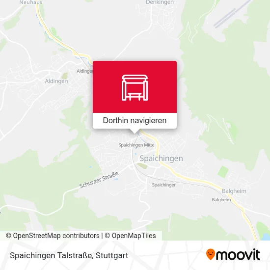 Spaichingen Talstraße Karte