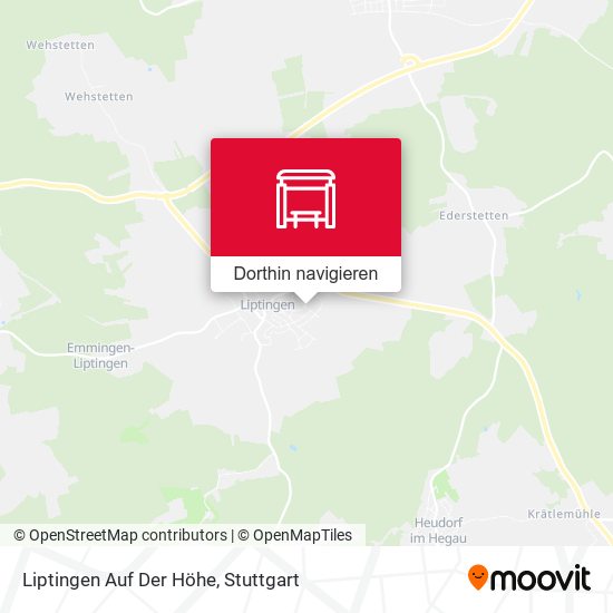 Liptingen Auf Der Höhe Karte