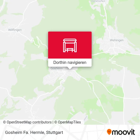 Gosheim Fa. Hermle Karte