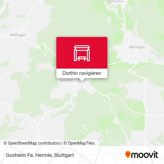 Gosheim Fa. Hermle Karte