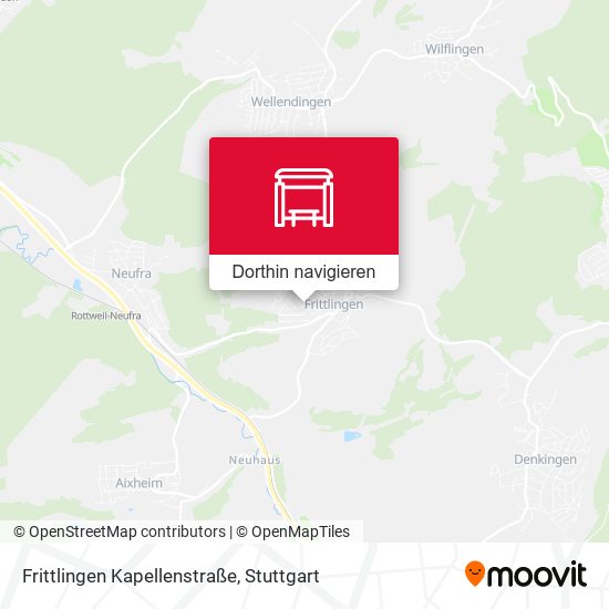 Frittlingen Kapellenstraße Karte