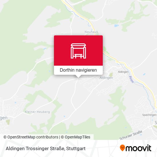 Aldingen Trossinger Straße Karte