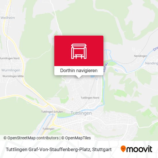 Tuttlingen Graf-Von-Stauffenberg-Platz Karte
