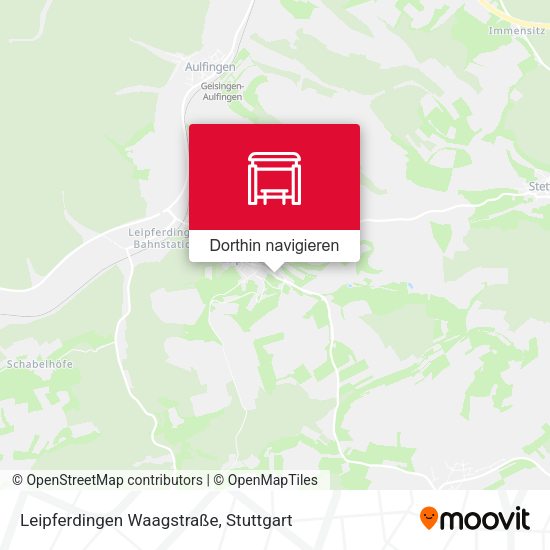 Leipferdingen Waagstraße Karte