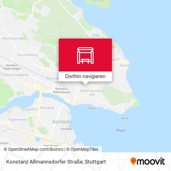 Konstanz Allmannsdorfer Straße Karte