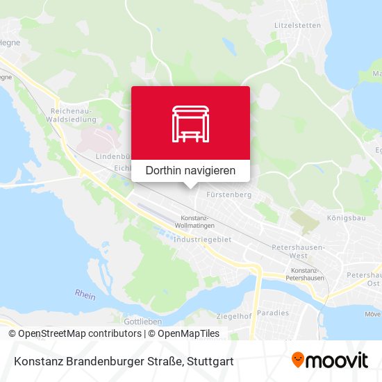 Konstanz Brandenburger Straße Karte