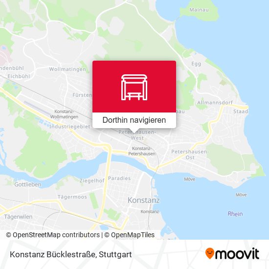 Konstanz Bücklestraße Karte