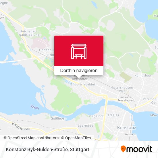 Konstanz Byk-Gulden-Straße Karte