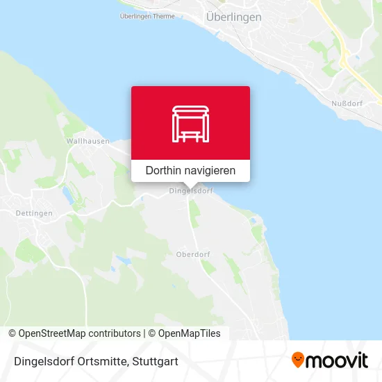 Dingelsdorf Ortsmitte Karte