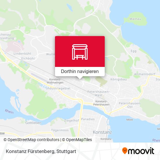 Konstanz Fürstenberg Karte