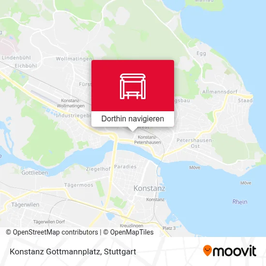 Konstanz Gottmannplatz Karte