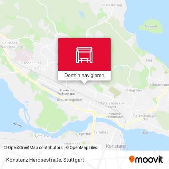 Konstanz Herosestraße Karte