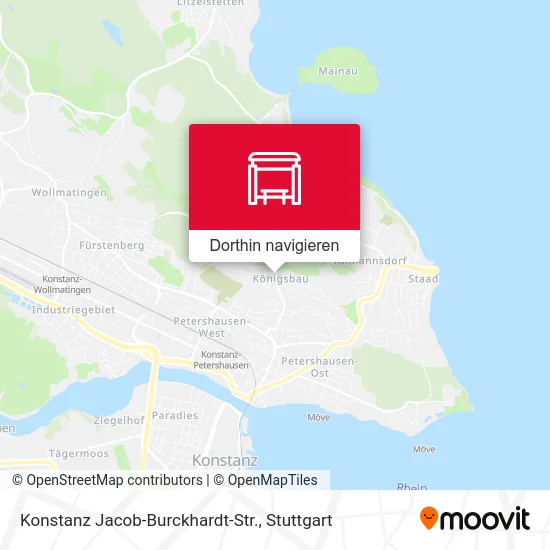 Konstanz Jacob-Burckhardt-Str. Karte