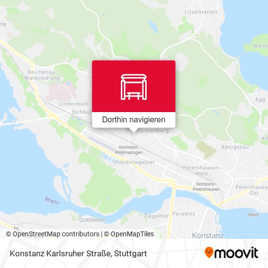 Konstanz Karlsruher Straße Karte
