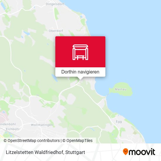 Litzelstetten Waldfriedhof Karte