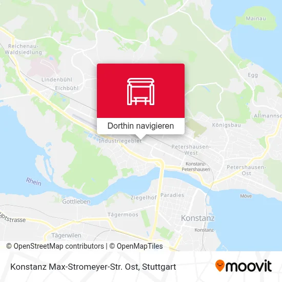 Konstanz Max-Stromeyer-Str. Ost Karte