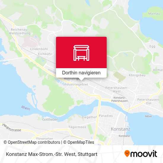 Konstanz Max-Strom.-Str. West Karte