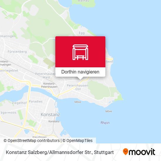 Konstanz Salzberg / Allmannsdorfer Str. Karte