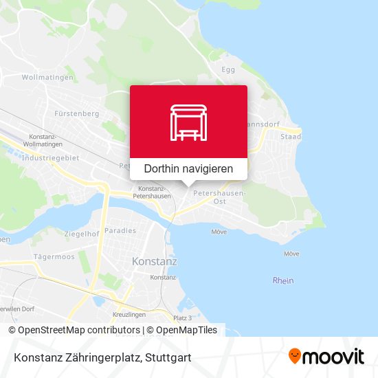 Konstanz Zähringerplatz Karte
