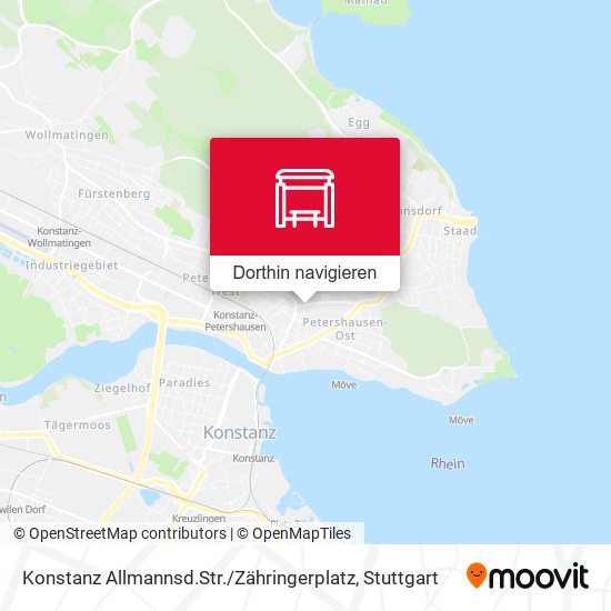 Konstanz Allmannsd.Str. / Zähringerplatz Karte