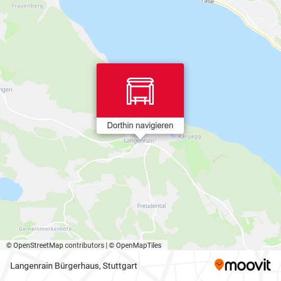 Langenrain Bürgerhaus Karte