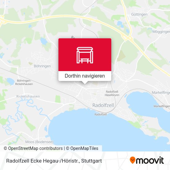 Radolfzell Ecke Hegau- / Höristr. Karte