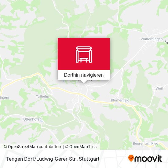 Tengen Dorf/Ludwig-Gerer-Str. Karte