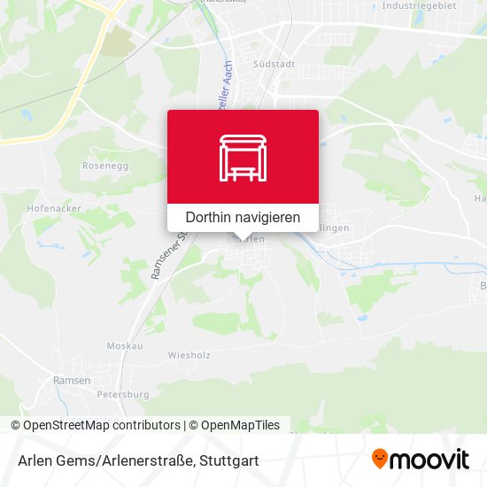 Arlen Gems/Arlenerstraße Karte