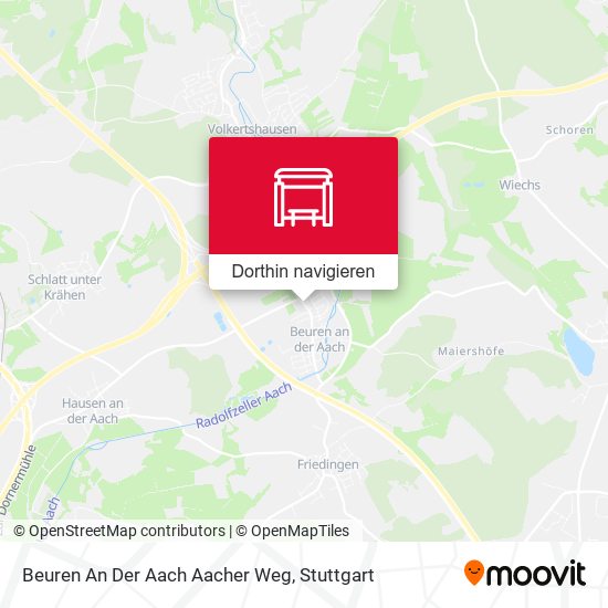 Beuren An Der Aach Aacher Weg Karte