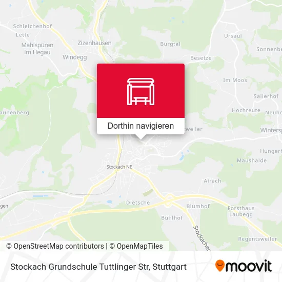 Stockach Grundschule Tuttlinger Str Karte