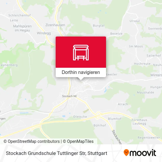 Stockach Grundschule Tuttlinger Str Karte