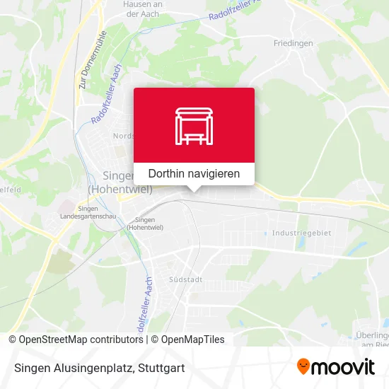 Singen Alusingenplatz Karte