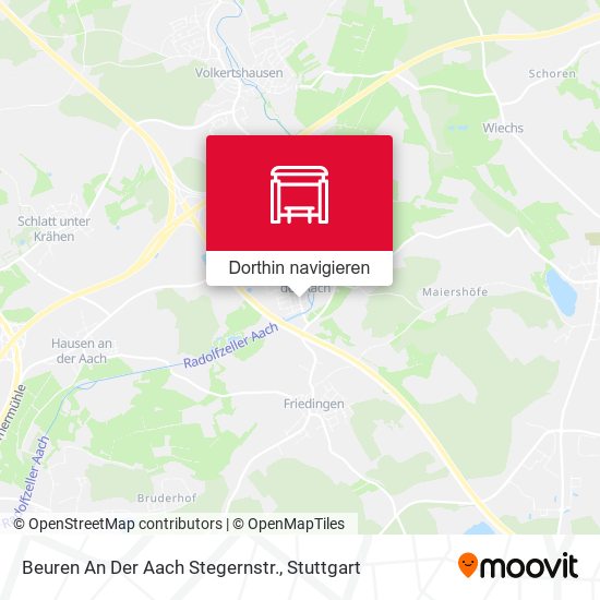 Beuren An Der Aach Stegernstr. Karte
