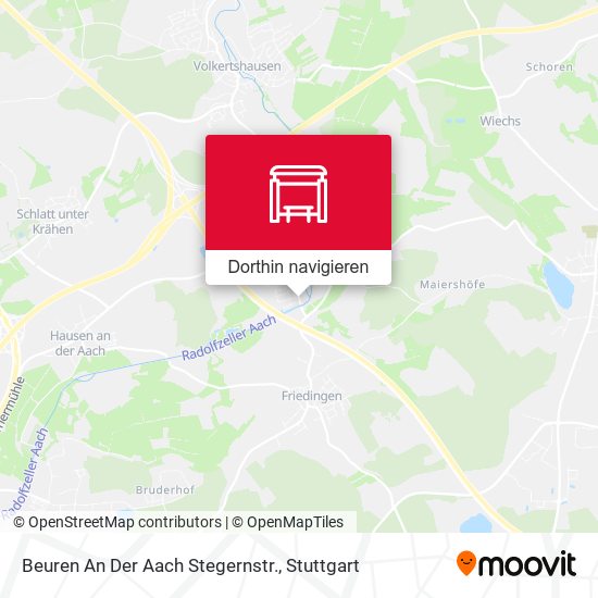 Beuren An Der Aach Stegernstr. Karte