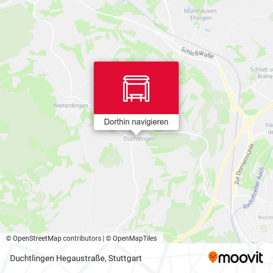 Duchtlingen Hegaustraße Karte