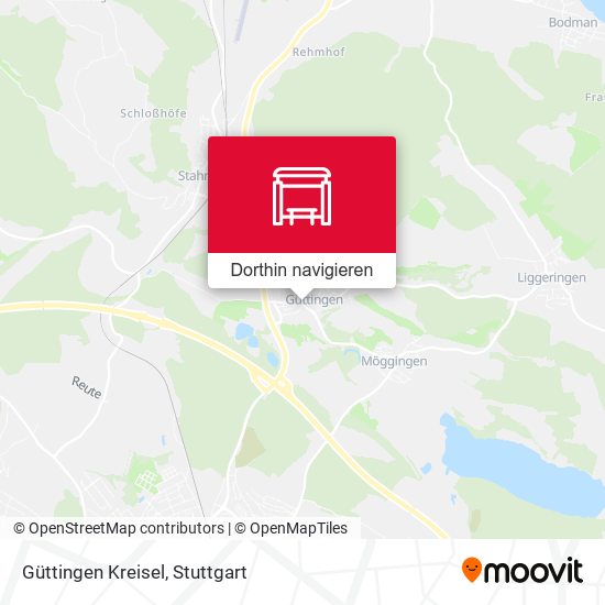 Güttingen Kreisel Karte