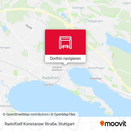 Radolfzell Konstanzer Straße Karte